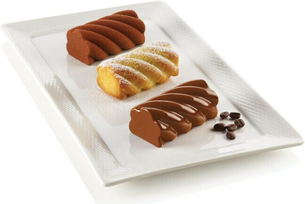 Silikomart, Forma do ciast silikonowych Tartufo, 8 pojedynczych otworów, Ø 62 H 52 mm Kuchnia Naty Shop Swing