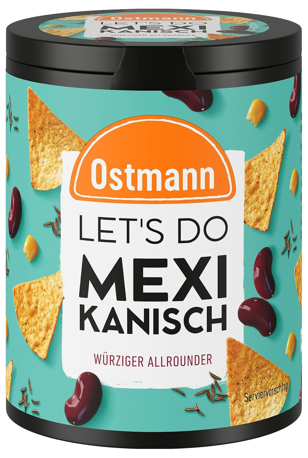 Ostmann Gewürze - Let's Do Fisch Allrounder | Gewürzsalz für Bratfisch, Flammlachs i Meeresfrüchte | Würziger Allrounder z musztardą, cytryną i koperkiem | 85 g w koszu Metalldose