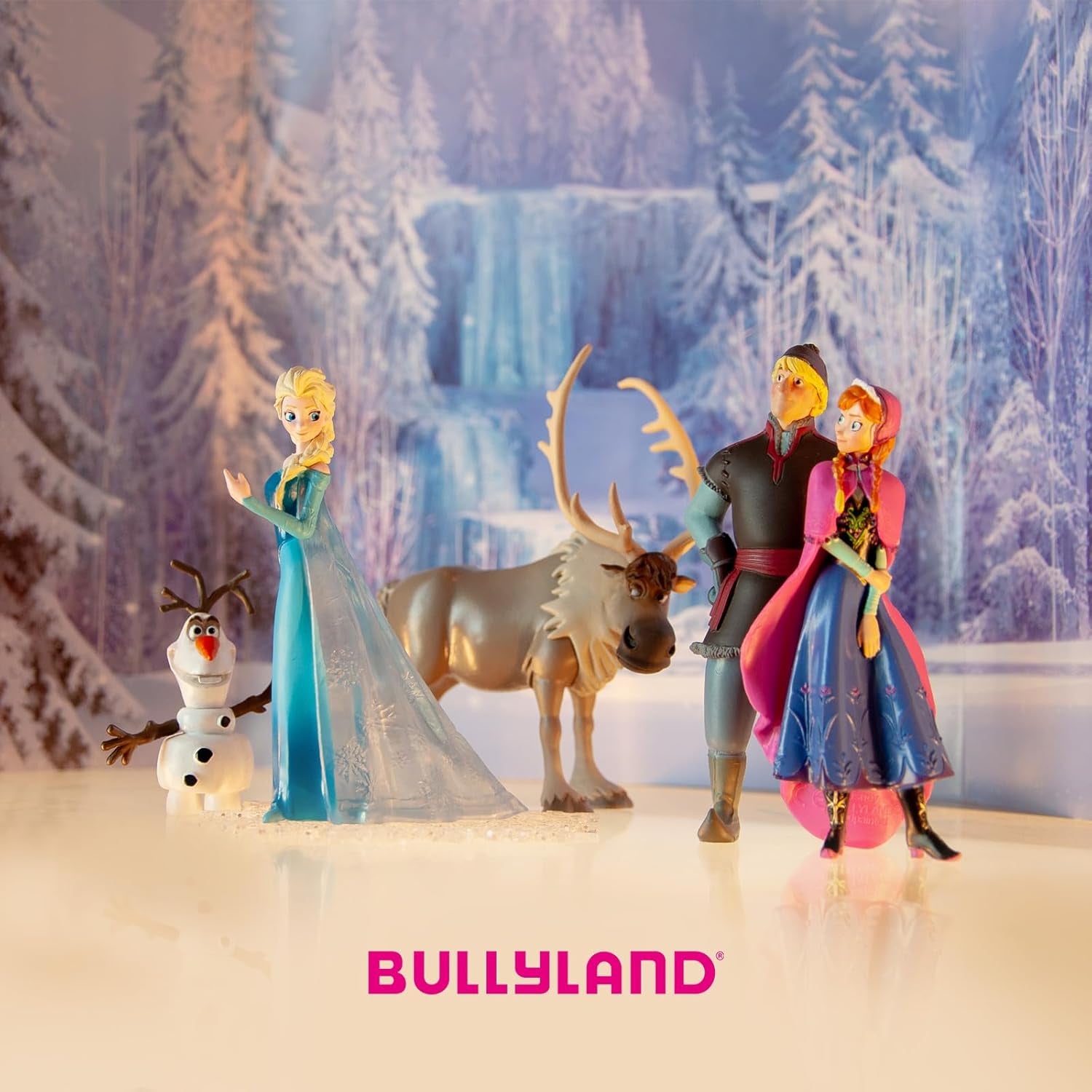 Bullyland 12960 - Spielfigur Prinzessin Anna aus Walt Disney Die Eiskönigin, ca. 9,5 cm, detailgetreu, ideal als kleines Geschenk für Kinder ab 3 Jahren