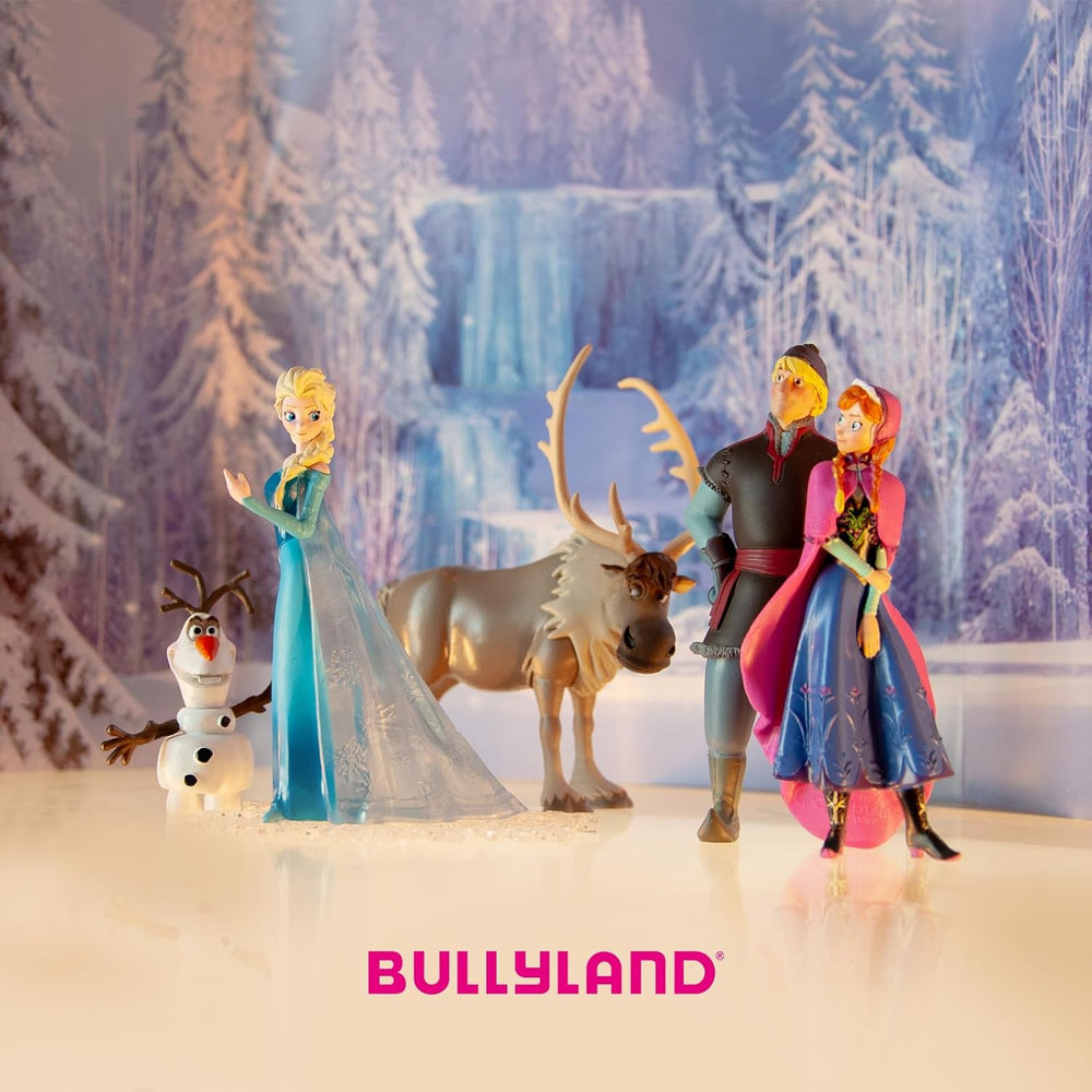 Bullyland 12960 - Spielfigur Prinzessin Anna aus Walt Disney Die Eiskönigin, ca. 9,5 cm, detailgetreu, ideal als kleines Geschenk für Kinder ab 3 Jahren