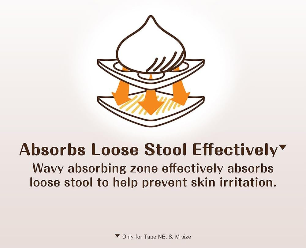 Pieluchy japońskie Natural NB (0-5 kg) // Pieluszki japońskie Natural NB (0-5 kg)