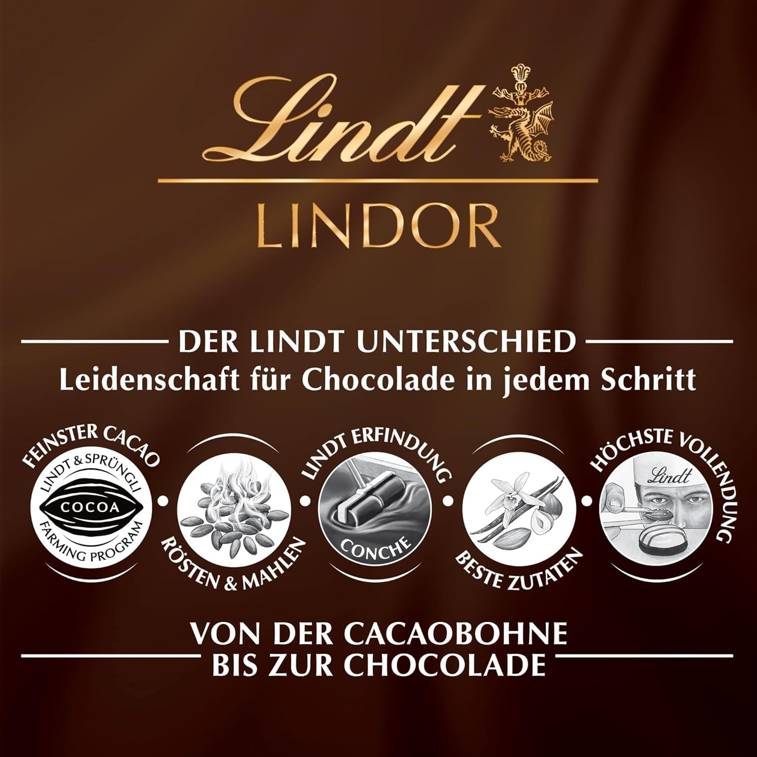 Czekolada Lindta | LINDOR saszetki do sernika | 137g | 10 Kulek z mlecznej czekolady z rozpływającym się w ustach sernikiem | Czekoladowy prezent