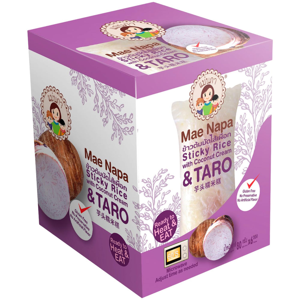 - Kleisty ryż z kokosem i taro - (6 x 80 g)