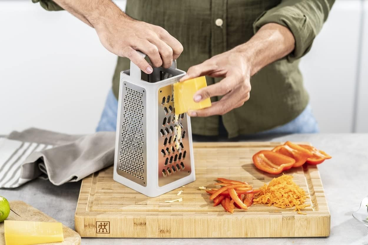 ZWILLING Tarka kwadratowa Z-Cut, wielofunkcyjna, ostrze ze stali nierdzewnej Obieraczka Naty Shop