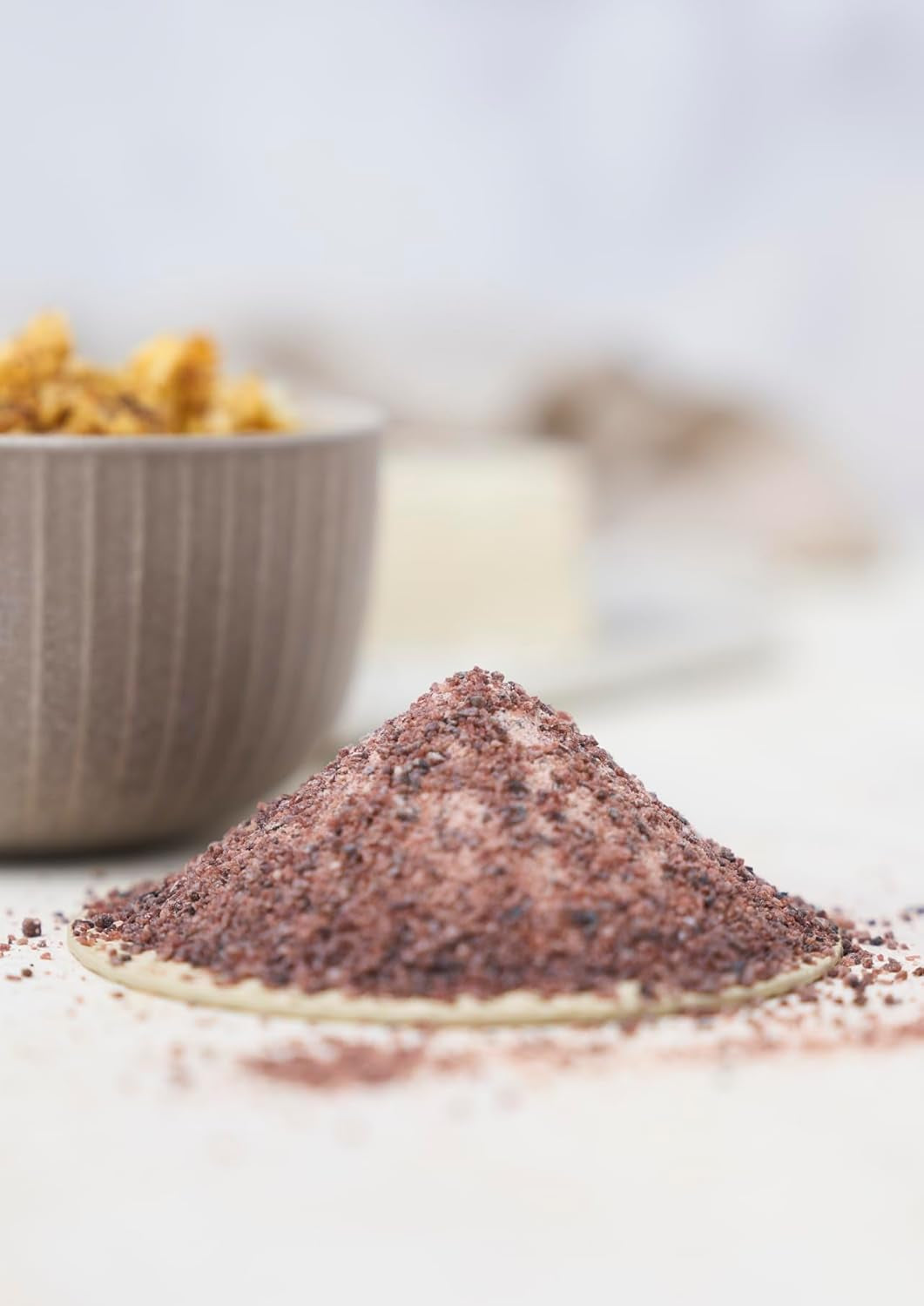 Fuchs Gewürze - Kala Namak - Schwarzsalz - Gewürzsalz für veganes Rührei - natürliche Zutaten - 100 g in wiederverwendbarer, recyclebarer Dose