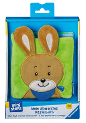 ministeps: Prima mea carte cu zornăitori: De la 0 luni Jucarii Bebe Naty Shop Carte cu imagini din țesături