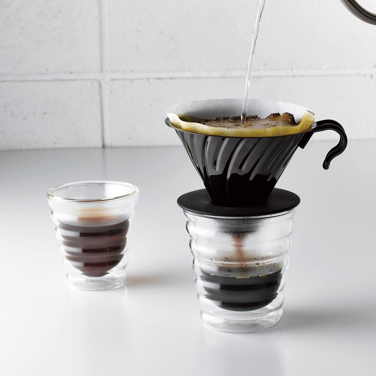 Picurător de cafea metalic V60