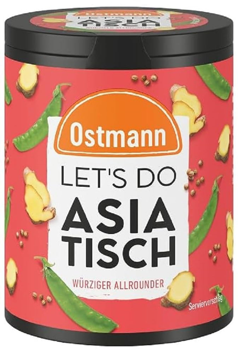 Ostmann Gewürze - Let's Do Fisch Allrounder | Gewürzsalz für Bratfisch, Flammlachs i Meeresfrüchte | Würziger Allrounder z musztardą, cytryną i koperkiem | 85 g w koszu Metalldose