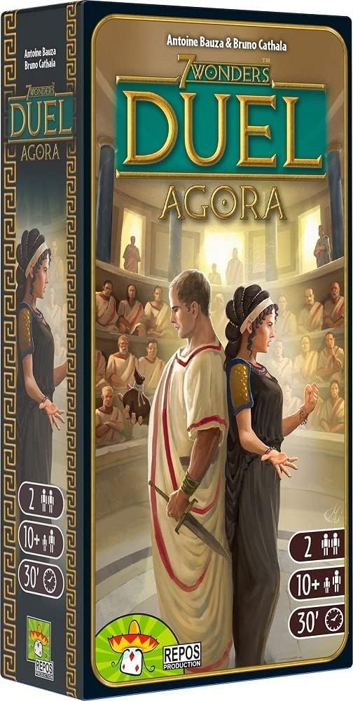 Asmodee 7 Wonders Duel, gra podstawowa, gra dla koneserów, gra strategiczna, 2 graczy, wiek 10+, 30 minut, niemiecki