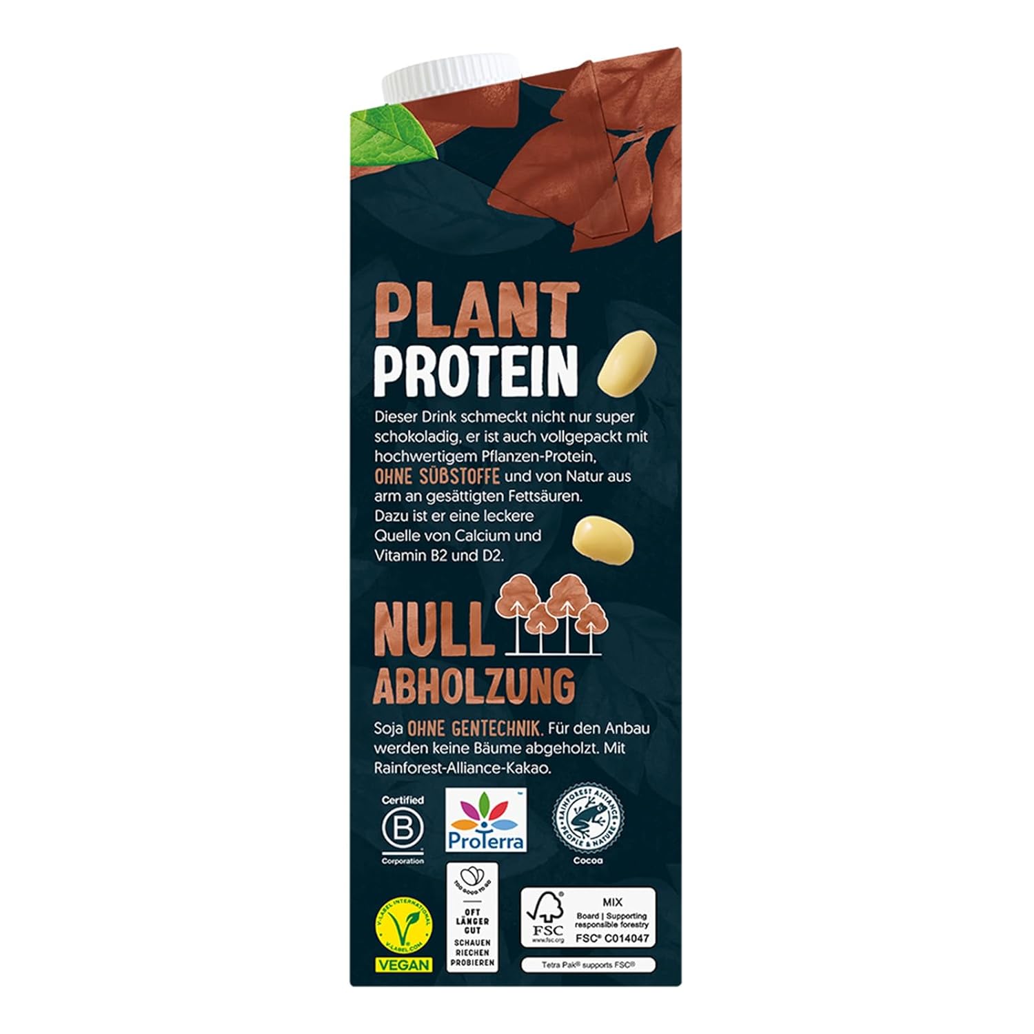 Alpro Proteindrink Czekolada Sojowa 8x1L - Białko Roślinne