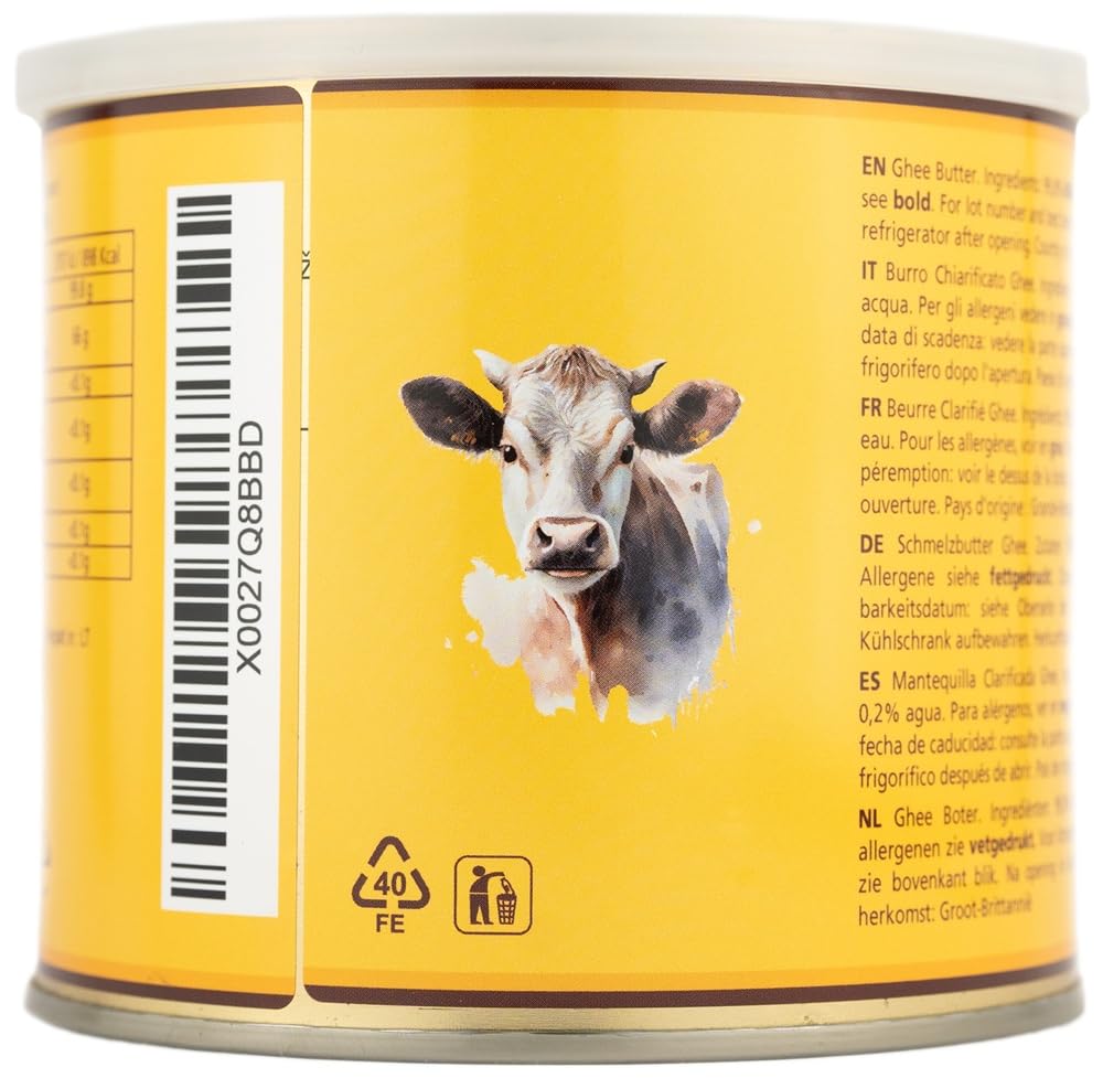 Grocer Planet Natural Ghee - Klarowane Ghee 500g Do Gotowania Keto