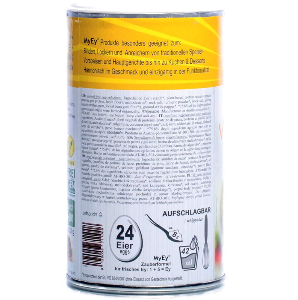 MyEy VollEy Ei Ersatz 200g - Wegański proszek do gotowania i pieczenia