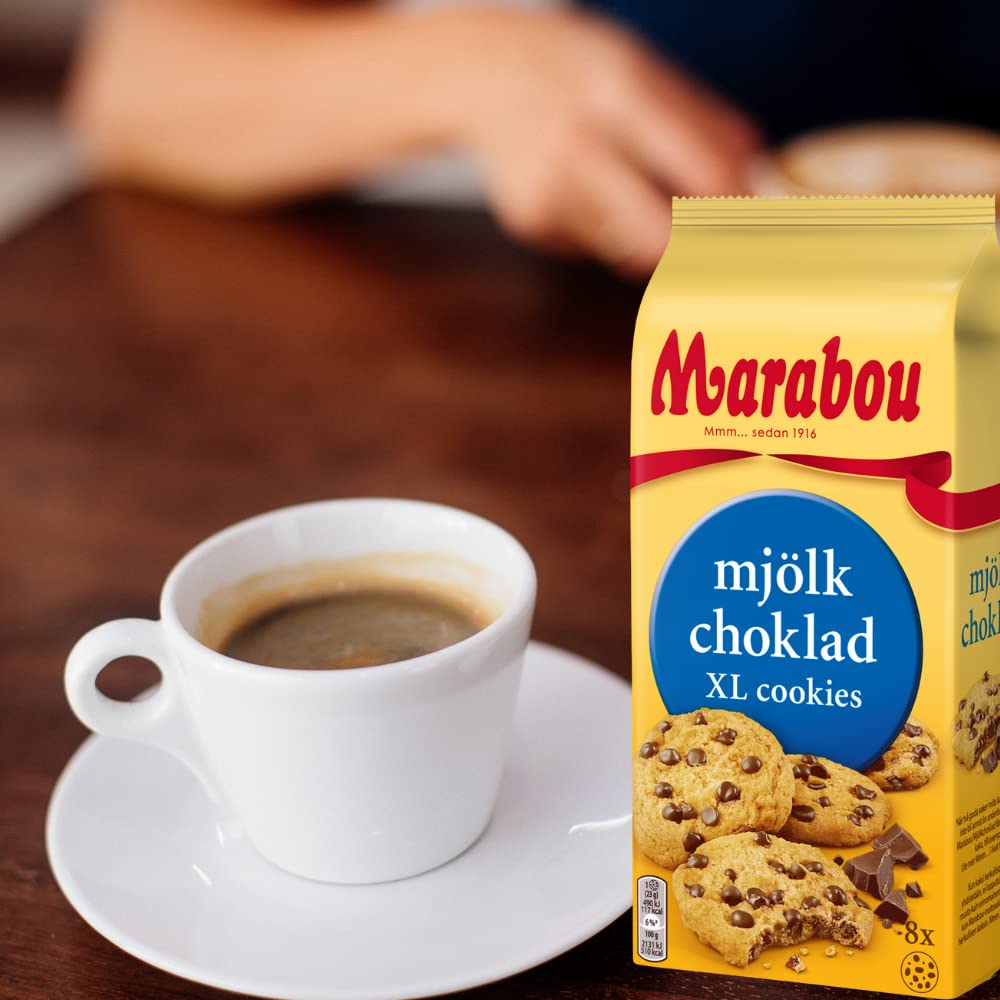 Daim Cookies Marabou Daim XL 10x184 g - Chrupiące kawałki Daima w pysznym ciasteczku