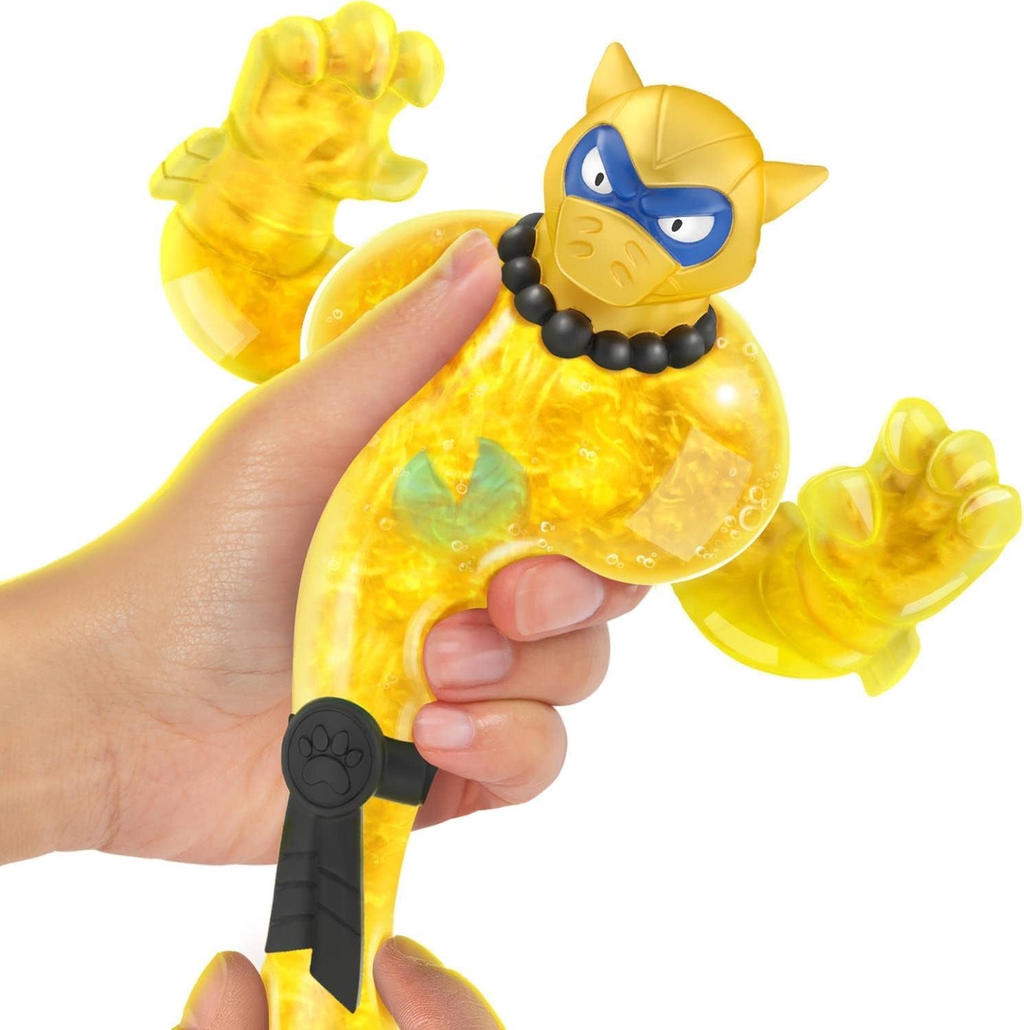 Heroes of Goo Jit Zu-Shifters Versus Pack: Liquid Gold Pantaro VS Shadow Orb Scorpius: Două figuri de acțiune super elastice și extensibile cu umplutură unică Goo și Goo, 41407 Action figures Naty Shop