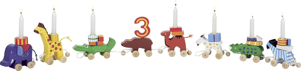 Goki GK108 - Figurki urodzinowe z przyczepą kempingową Naty Kup jedno opakowanie