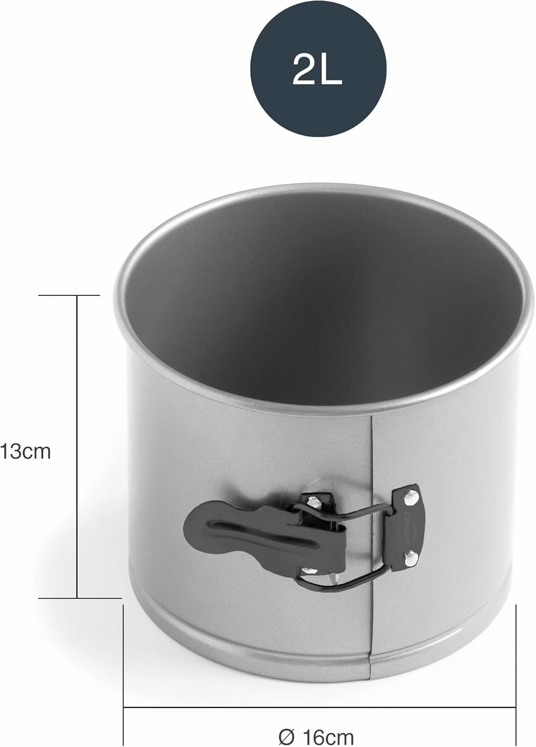 Forma do panettone, wyjmowana, ze stali węglowej, nieprzywierająca, średnica 16 cm, pojemność 2 litry Formy i blachy do pieczenia Naty Shop