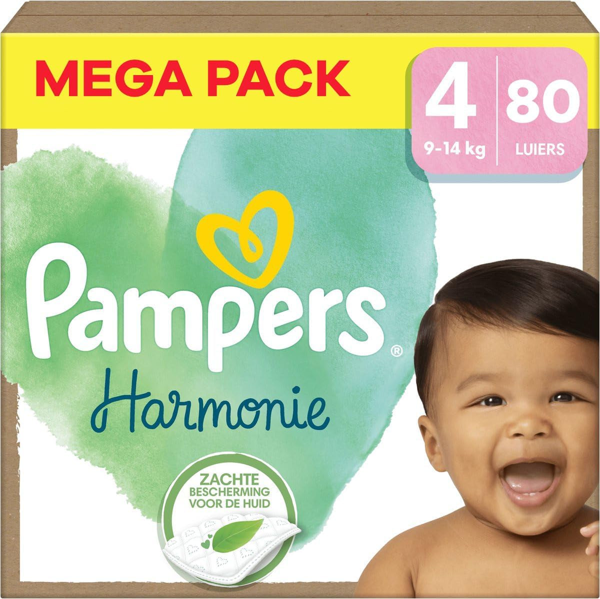 Pieluszki Pampers Harmony 80 rozm. 4 (9-14 kg)