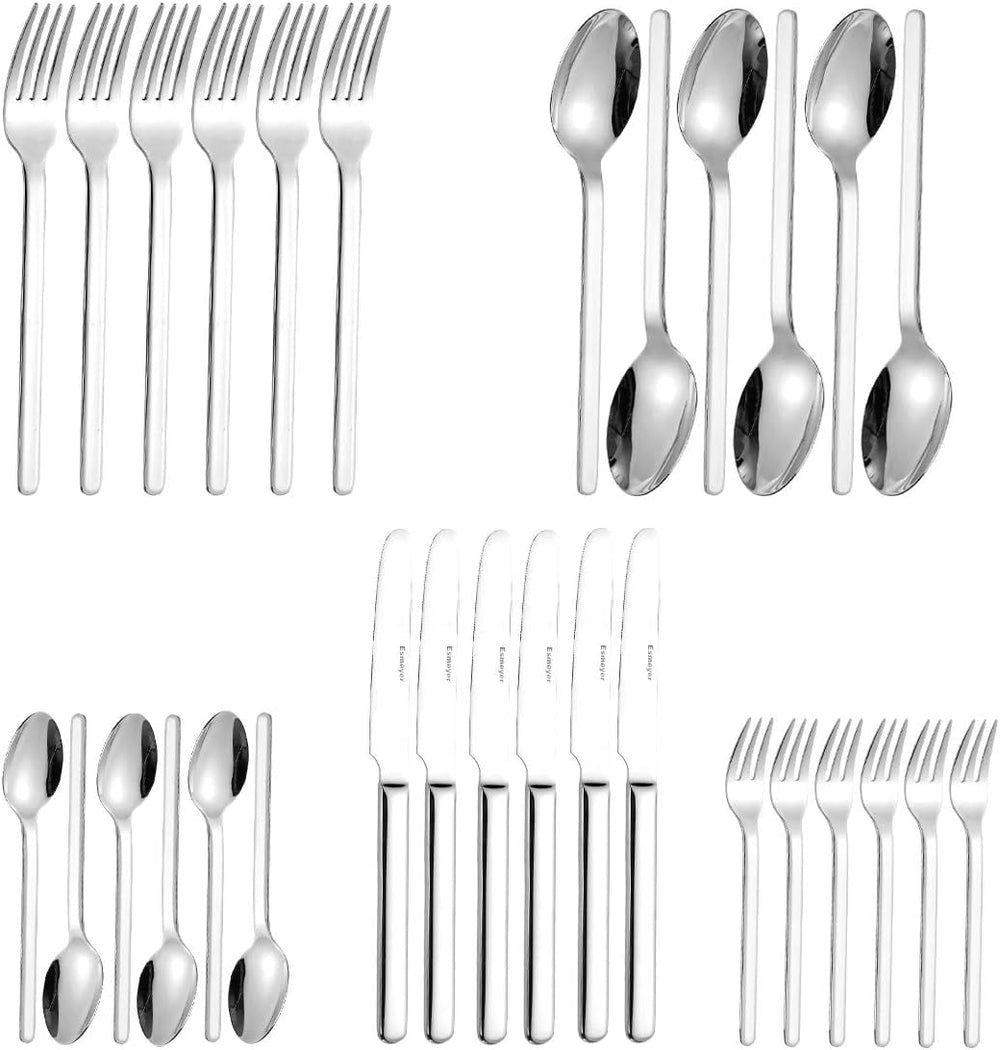 Zestaw sztućców Bettina polerowany na połysk 30 sztuk Kitchen Naty Shop