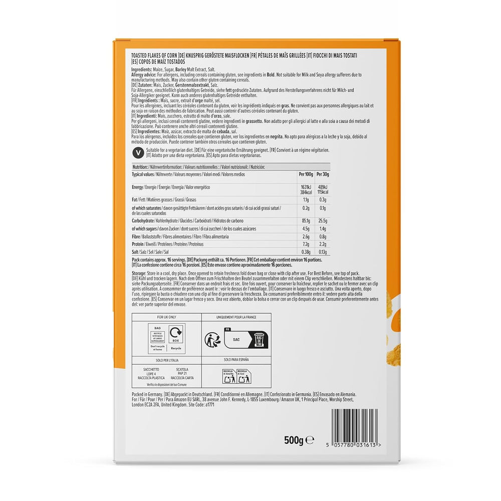 z Amazon Płatki kukurydziane Płatki kukurydziane, 500g