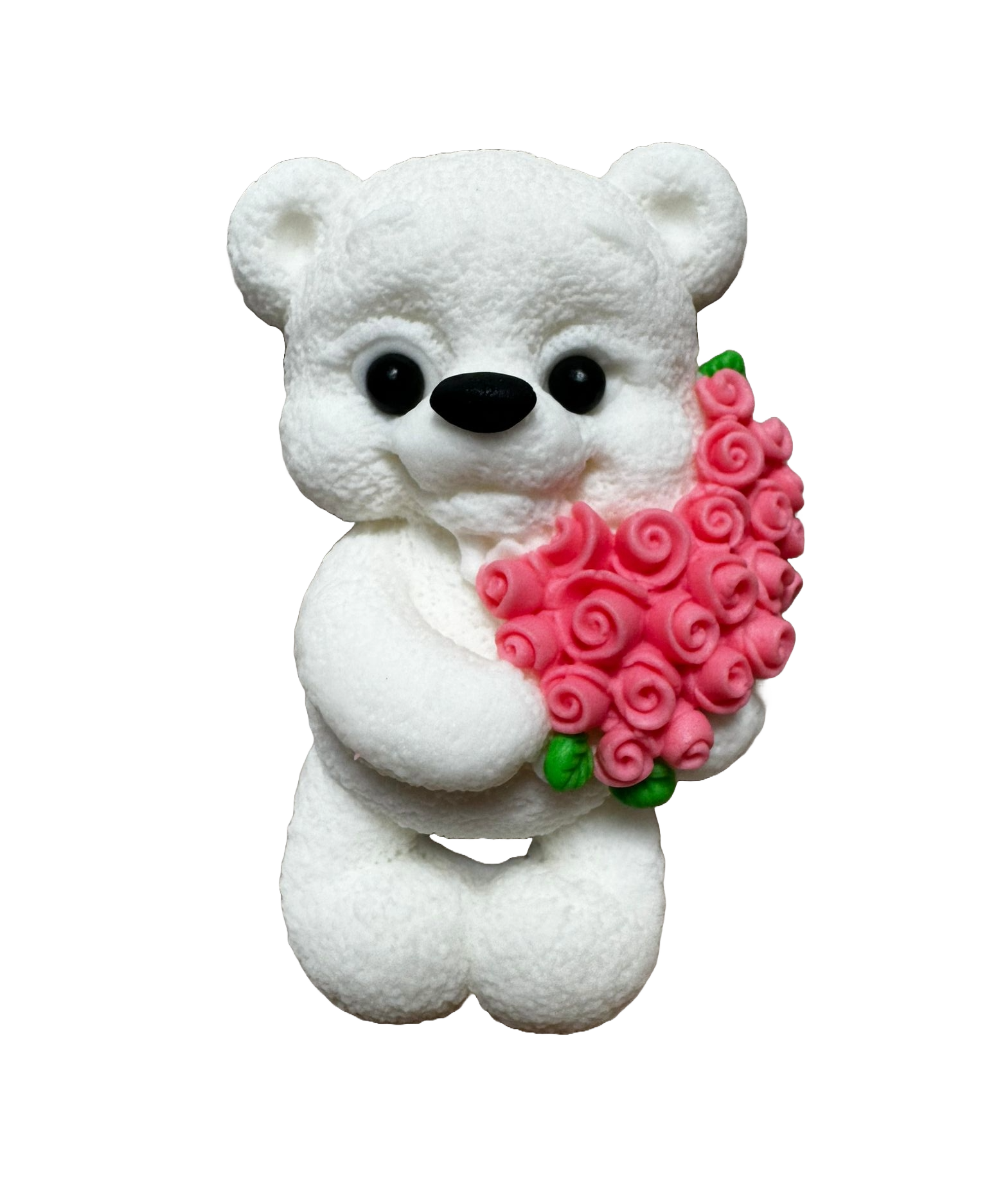 Decoratiune comestibila din zahar, Ursulet Decoratiuni din Pasta de Zahar Naty Shop