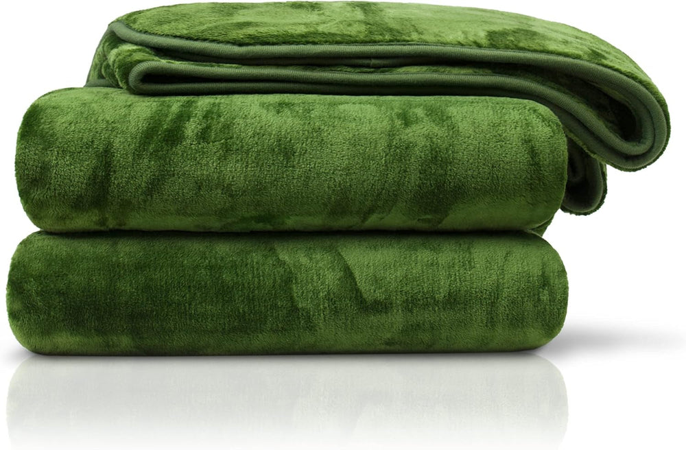 Amago - Kuscheldecke, z efektem kaszmiru, 220 x 240 cm - antracyt