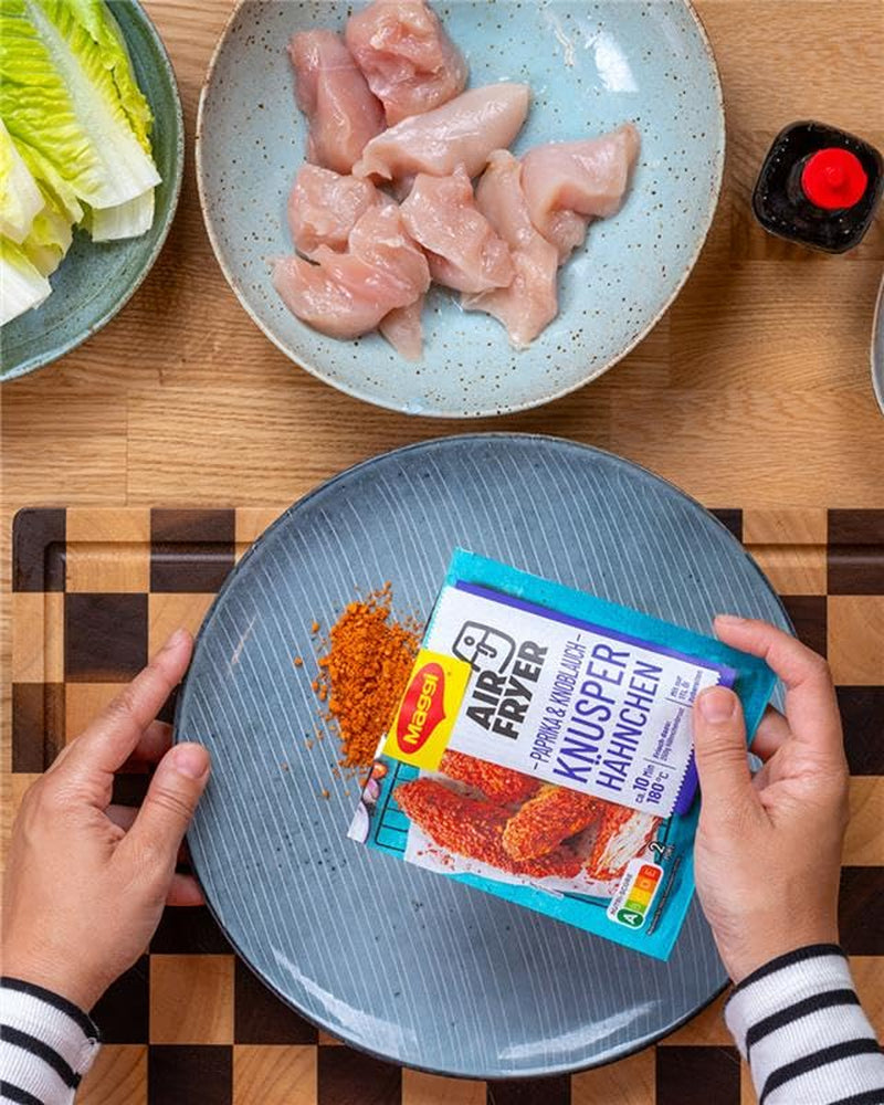 MAGGI Airfryer Knusper Hähnchen - Paprika und Knoblauch, opakowanie 1er (1 x 39g)