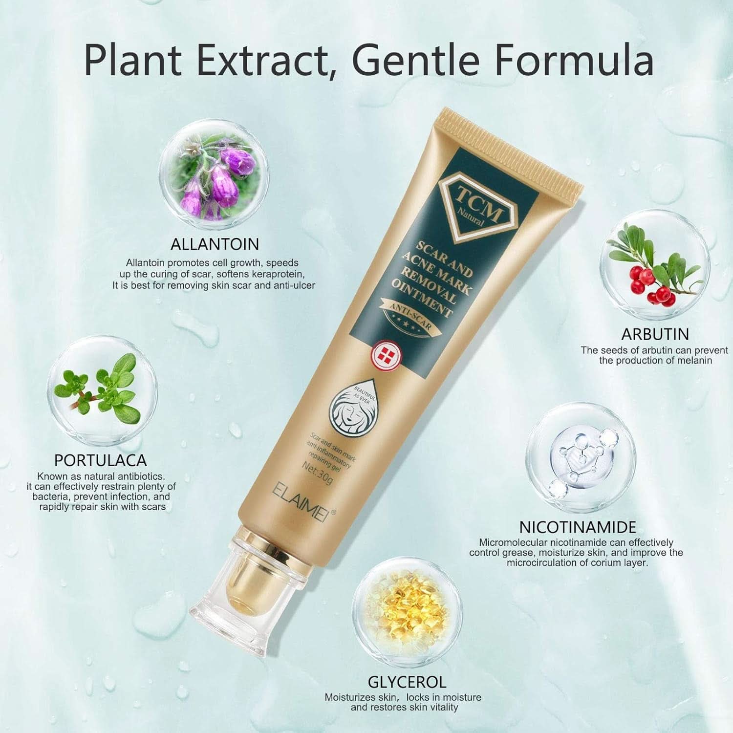 Gel pentru cicatrici, 30g Cosmetice si Infrumusetare Naty Shop