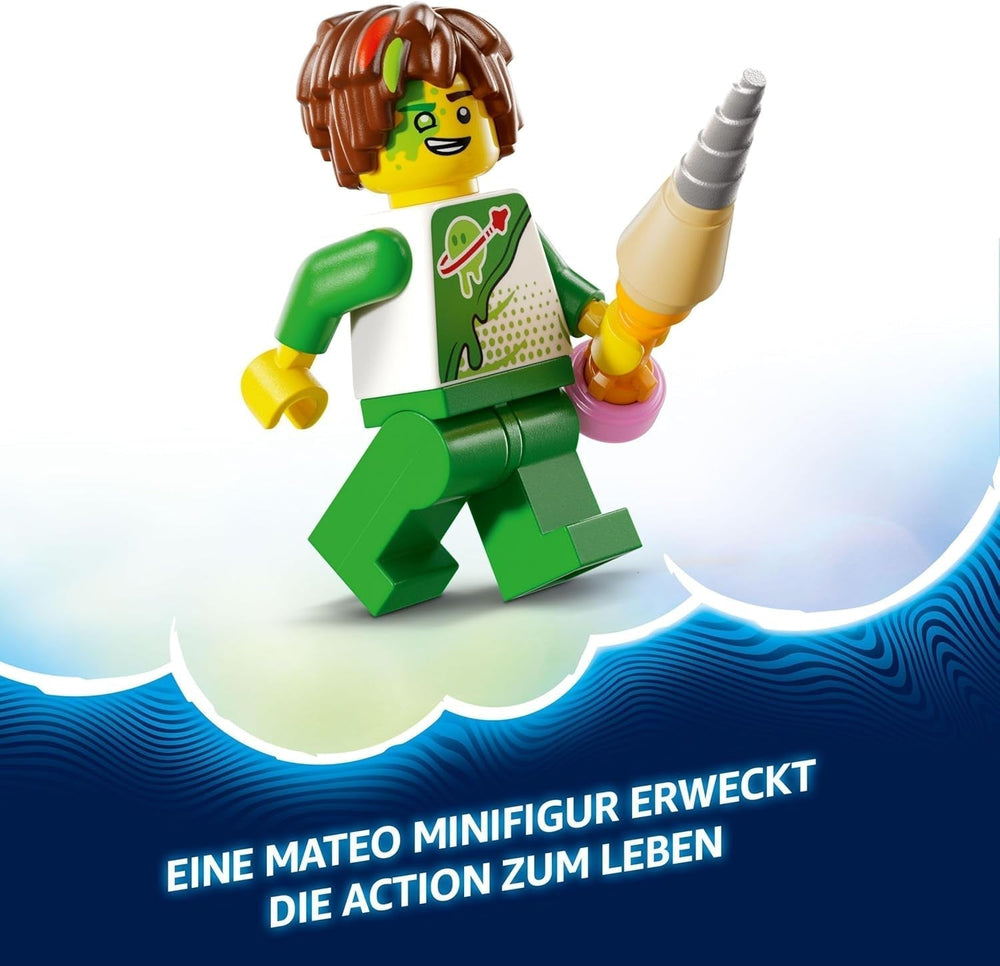 LEGO Dreamzzz Przygoda Z-Bloba z robotem i pojazdem, zabawkowy mech 20 w 1, dla dziewcząt i chłopców, dzieci w wieku od 7 lat, zestaw fantasy z minifigurką Mateo, 20 wersji Z-Bloba 71487 Zestawy do budowania Szukaj w sklepie LEGO