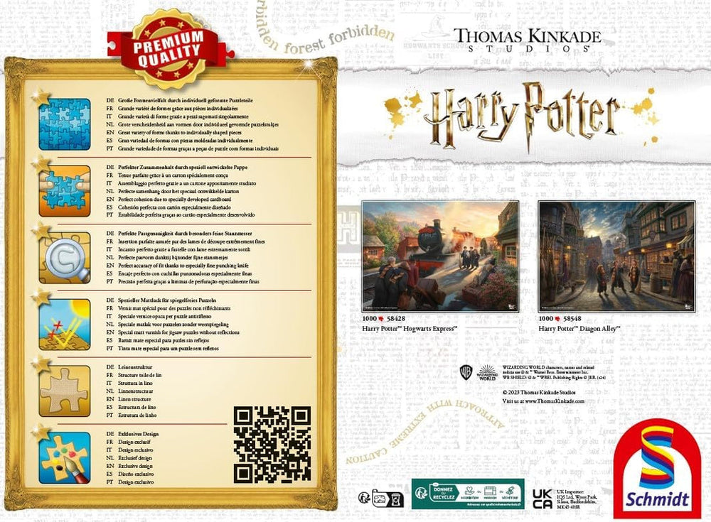 Lumea vrăjitorilor, Harry Potter Hogwarts Express Puzzle Naty Shop
