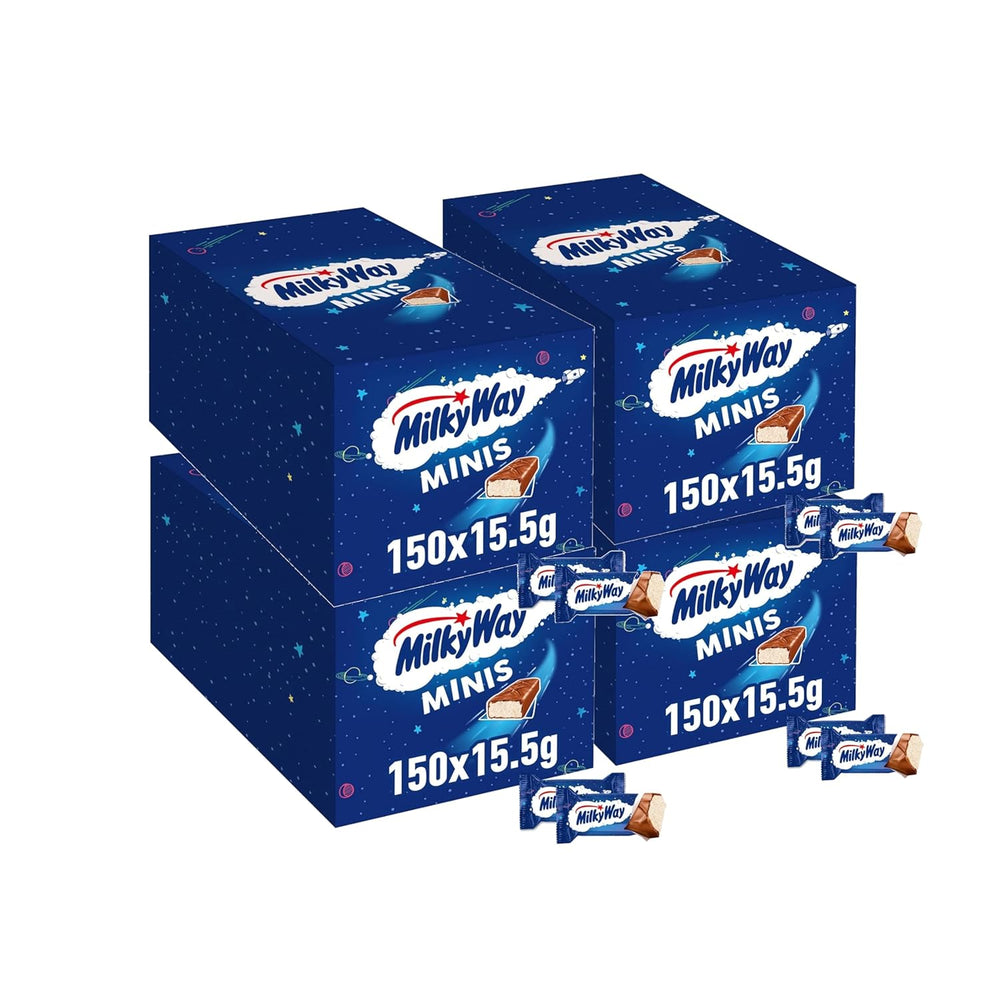 Mini batoniki czekoladowe, opakowanie zbiorcze czekolady, lekka śmietanka mleczna, 150 x 15,5 g, 2,3 kg