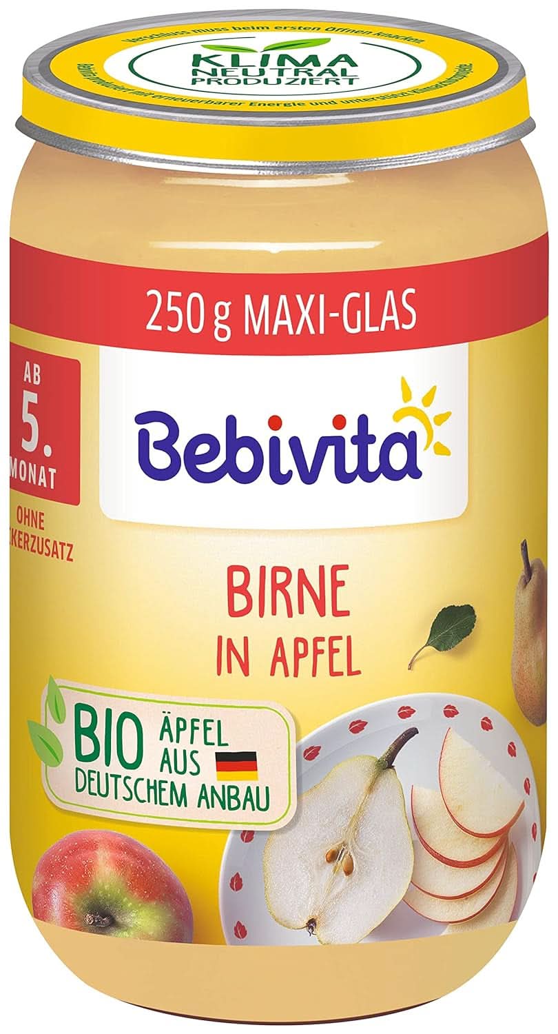 Delikatne warzywa wszechstronne, opakowanie 6 szt. (6 X 190 gramów) Matka i Dziecko Naty Shop 250 gramów Gruszka - jabłko