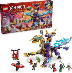 LEGO NINJAGO Świetlny smok - zabawka z 8 minifigurkami i kołem Spinjitzu - interaktywna zabawka konstrukcyjna ninja dla chłopców i dziewcząt powyżej 9 lat - pomysł na prezent dla fanów 71836 Zestawy do budowania Besuche den LEGO-Store Domyślny tytuł