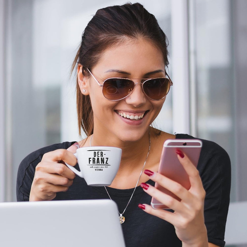 DER-FRANZ Śmietanka kawowa, Intensywność 4/5, 100% Arabika, całe ziarna kawy Coffee Naty Shop