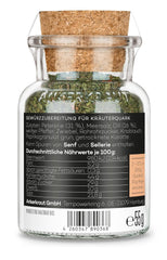 Ankerkraut Kräuterquark Dip, Gewürzmischung für Quark, Ohne Geschmackverstärker, Premium Qualität, Alternative Joghurt und Soja-Quark, Aufstrich selber machen, 55 g w szkle korkowym