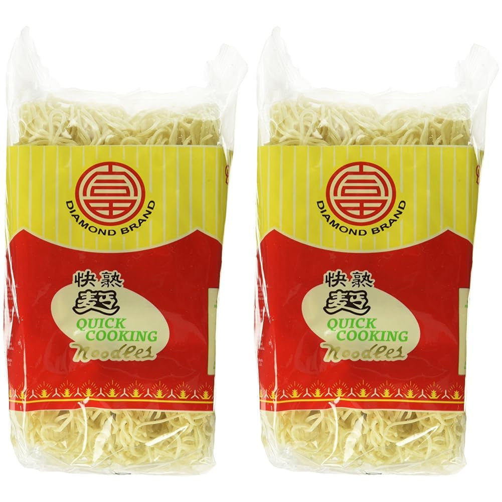 Tăiței DIAMOND cu gătire rapidă fără ou, tăiței rapizi din făină de grâu pentru wok și garnituri - 1 x 500 g