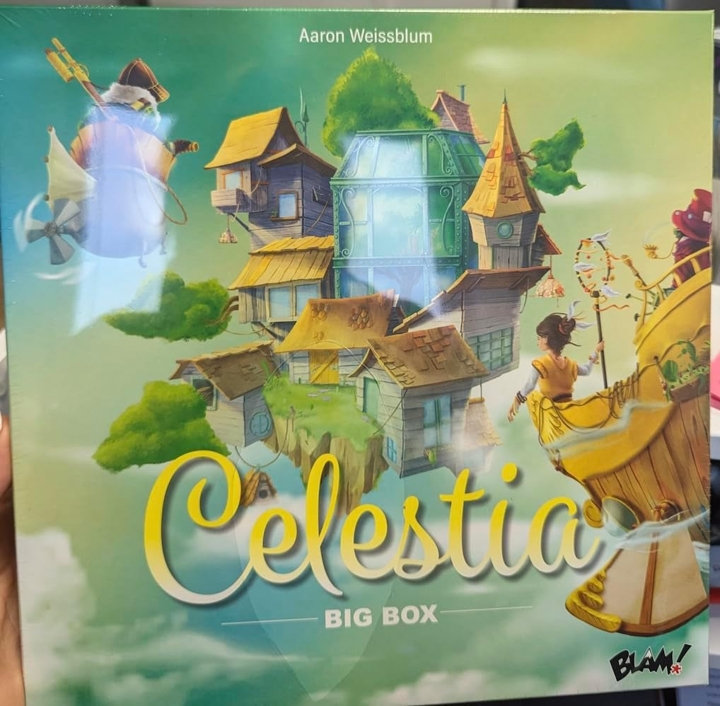 Blam! Celestia Big Box • Joc de bază integral pentru colecționari + 2 expansiuni Joc de societate pentru familie - pentru 2 până la 6 jucători - vârste 8+ - 30 de minute