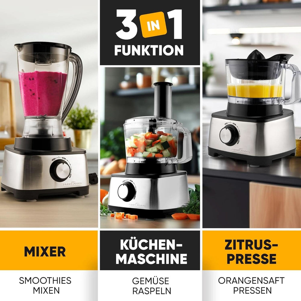 Robot kuchenny Proficook® 3w1 | Blender, robot kuchenny i sokowirówka, 1200 W Sklep dla Matki i Dziecka Naty Shop