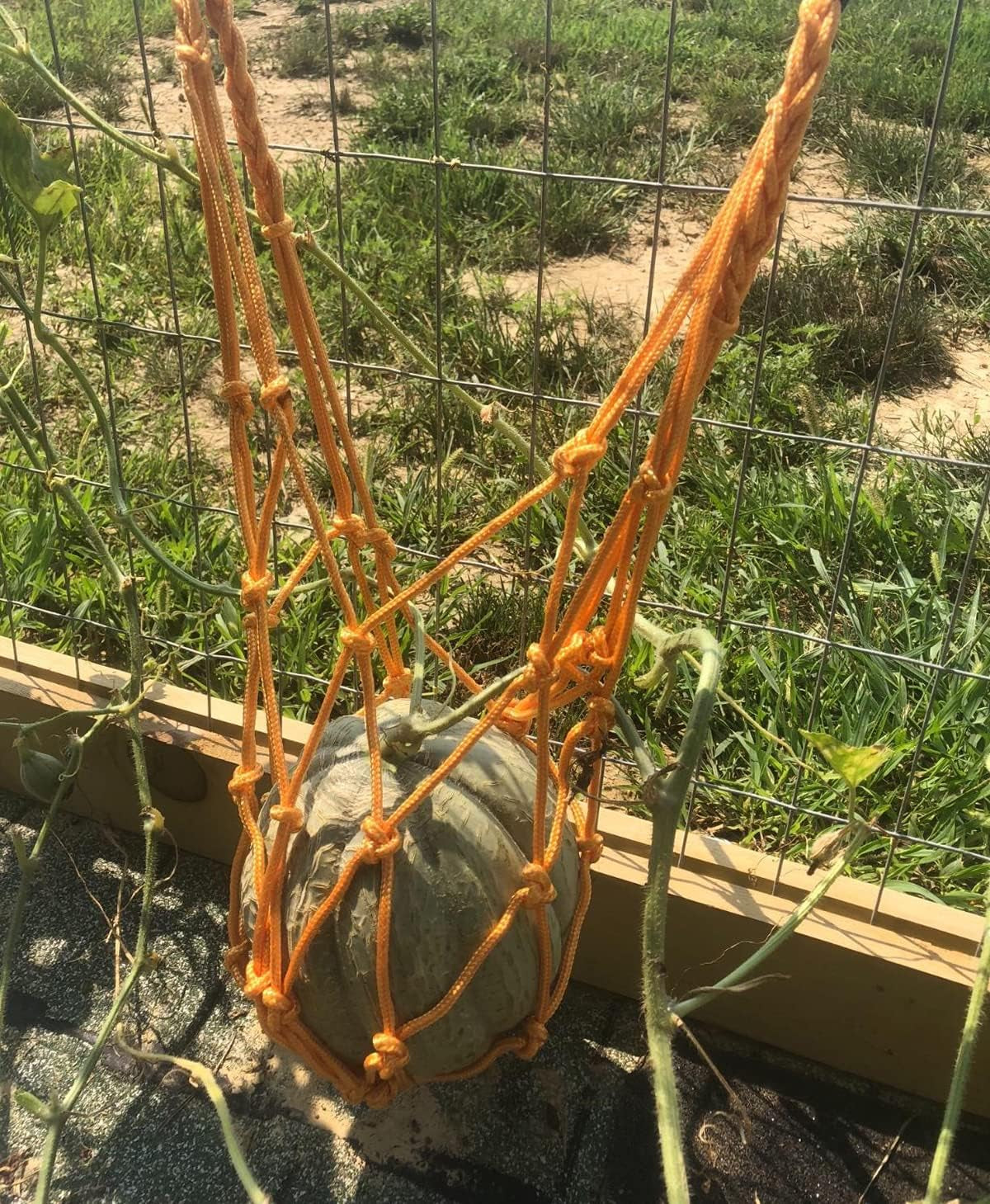 Melonen Hängematten Wiegen, 5 Stück Netze Für Melonen, Perfekt Für Den Anbau Von Cantaloupe, Wassermelone Im Vertikalen Garten (Orange)