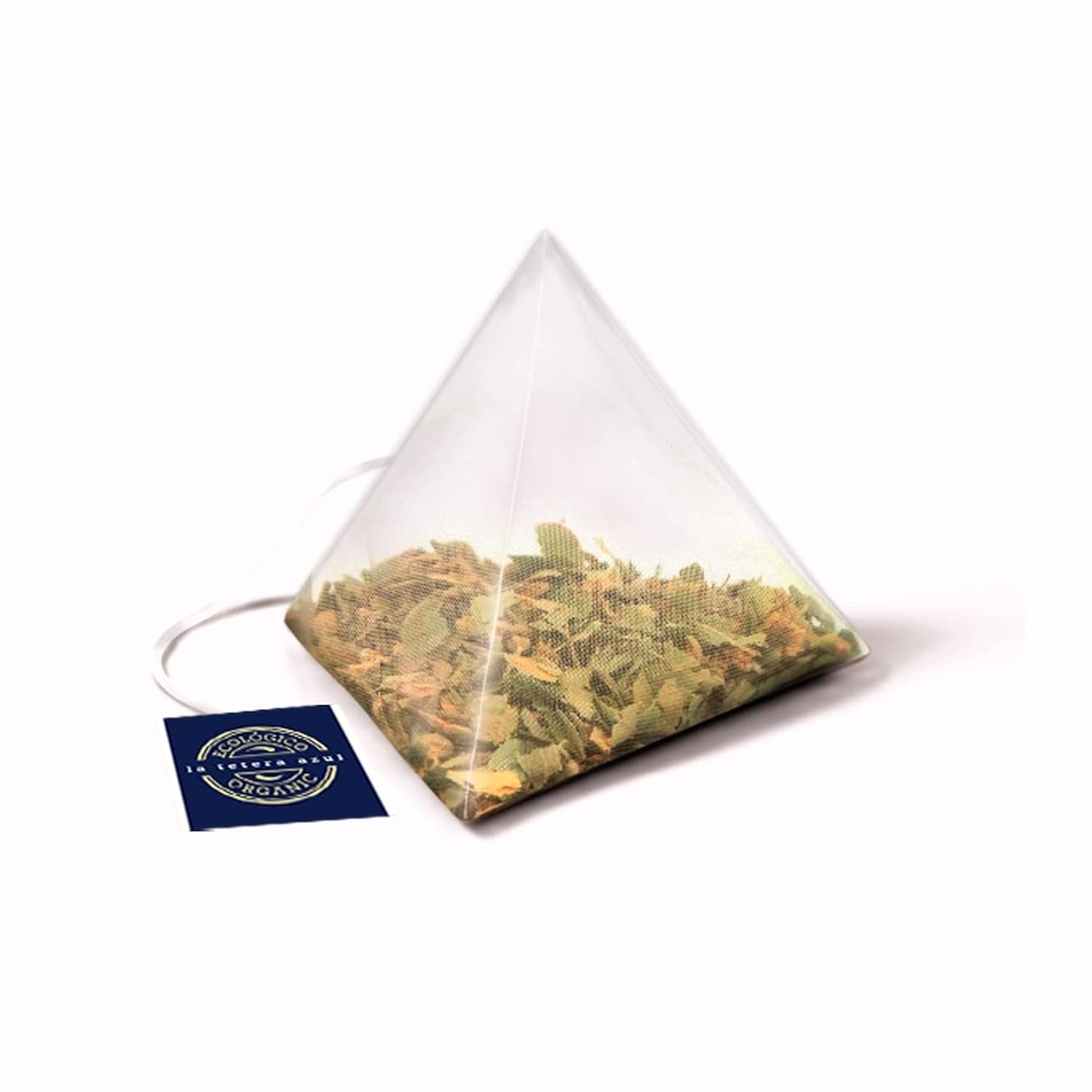 LA TETERA AZUL Infuzie ecologică de ghimbir și lămâie. Ceai bio pentru slăbit în piramide. Ghimbir și lămâie. 20 piramide.