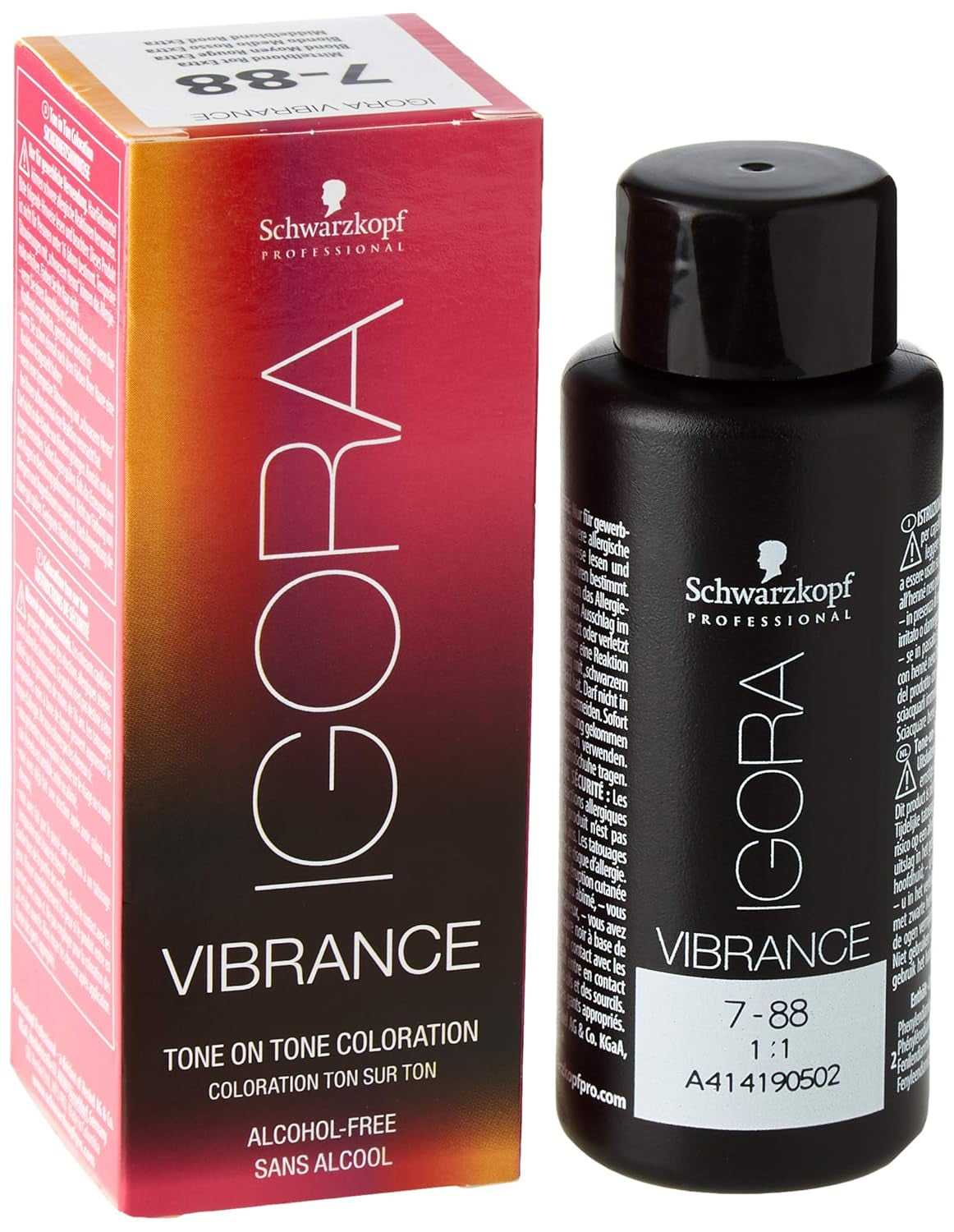 Schwarzkopf Igora Royal Premium Colorant pentru păr 60 g Vopsea pentru par Naty Shop 7-88 Blond mediu Roșu Extra 1 bucată (pachet de 1)