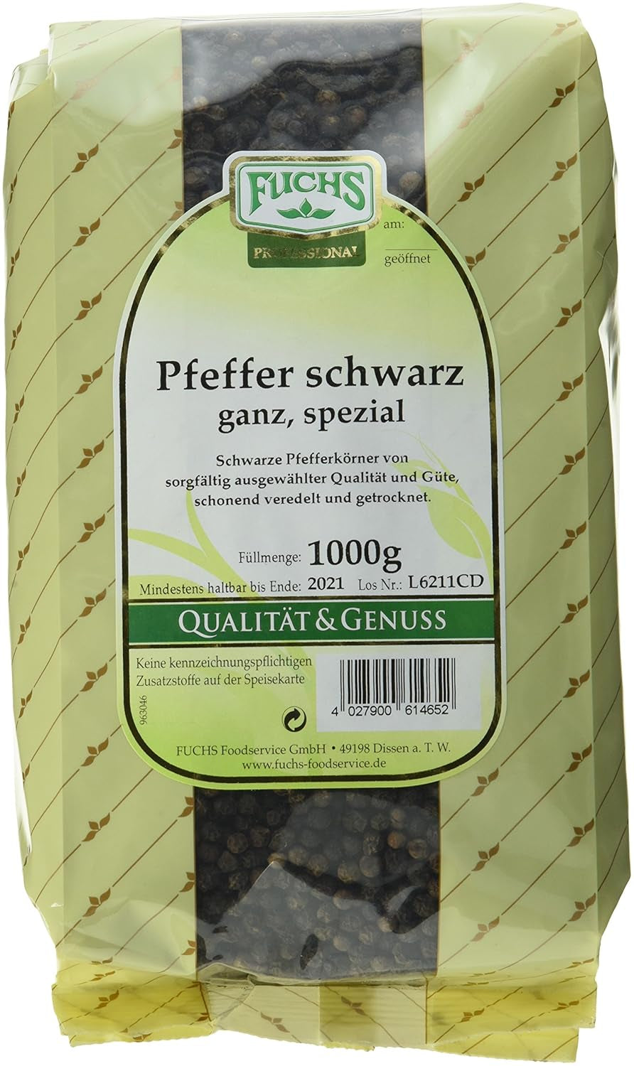 Fuchs Pfeffer schwarz ganz spezial (1 x 1 kg) | 1. opakowanie