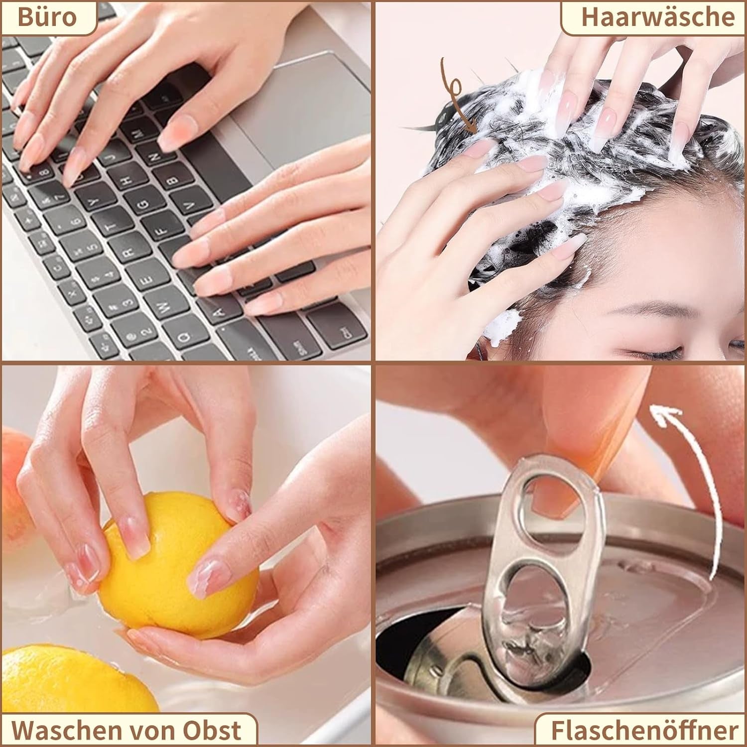 20 de tablete adezive pentru unghii cu jeleu – tampoane adezive transparente, puternice, cu două fețe, impermeabile, reutilizabile, pentru unghii prinse prin presare, set manichiură DIY, accesorii pentru unghii