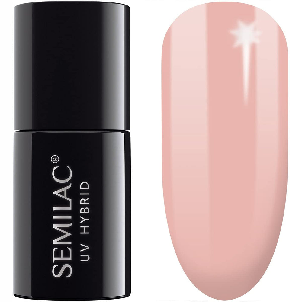 Semilac UV Nagellack Hybrid 404 Black Beans Muffin 7ml Kollektion Tastes of Fall