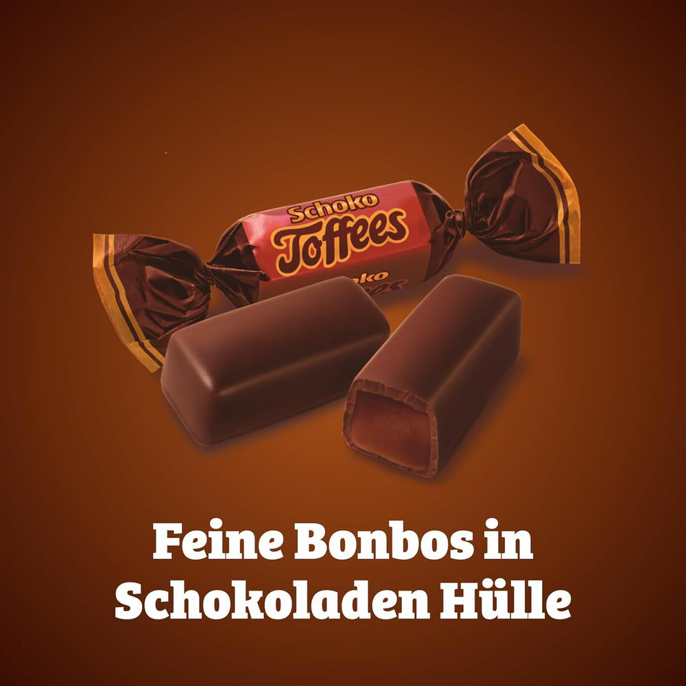 Karmelki czekoladowe - 3 x 325g - Karmelki czekoladowe z polewą z ciemnej czekolady (30%)