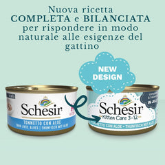 Hrană umedă pentru pisici Cat Jelly Kitten Tuna cu Aloe Vera, jeleu, 24 cutii x 85 g