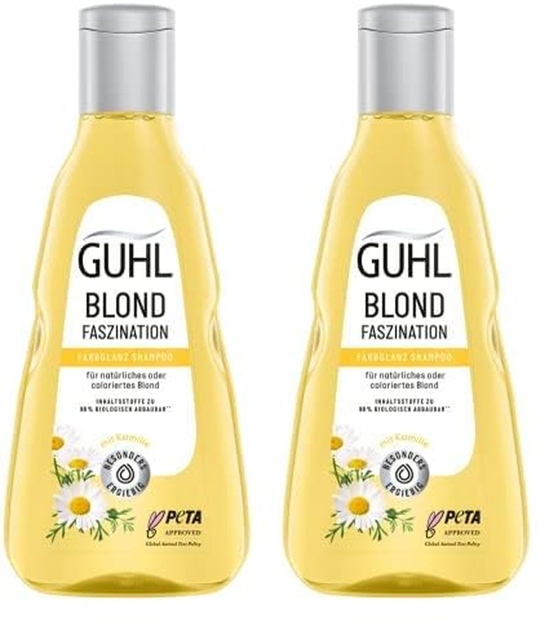 Guhl Szampon Fascynujący Blond, Typ włosów: Blond, Rozjaśniany Pod prysznic i do kąpieli Guhl 2 x 250 ml