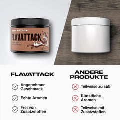Body Attack Flavattack®, Double Choc Brownie, 250g / 83 porcje Aromaty Naty Shop
