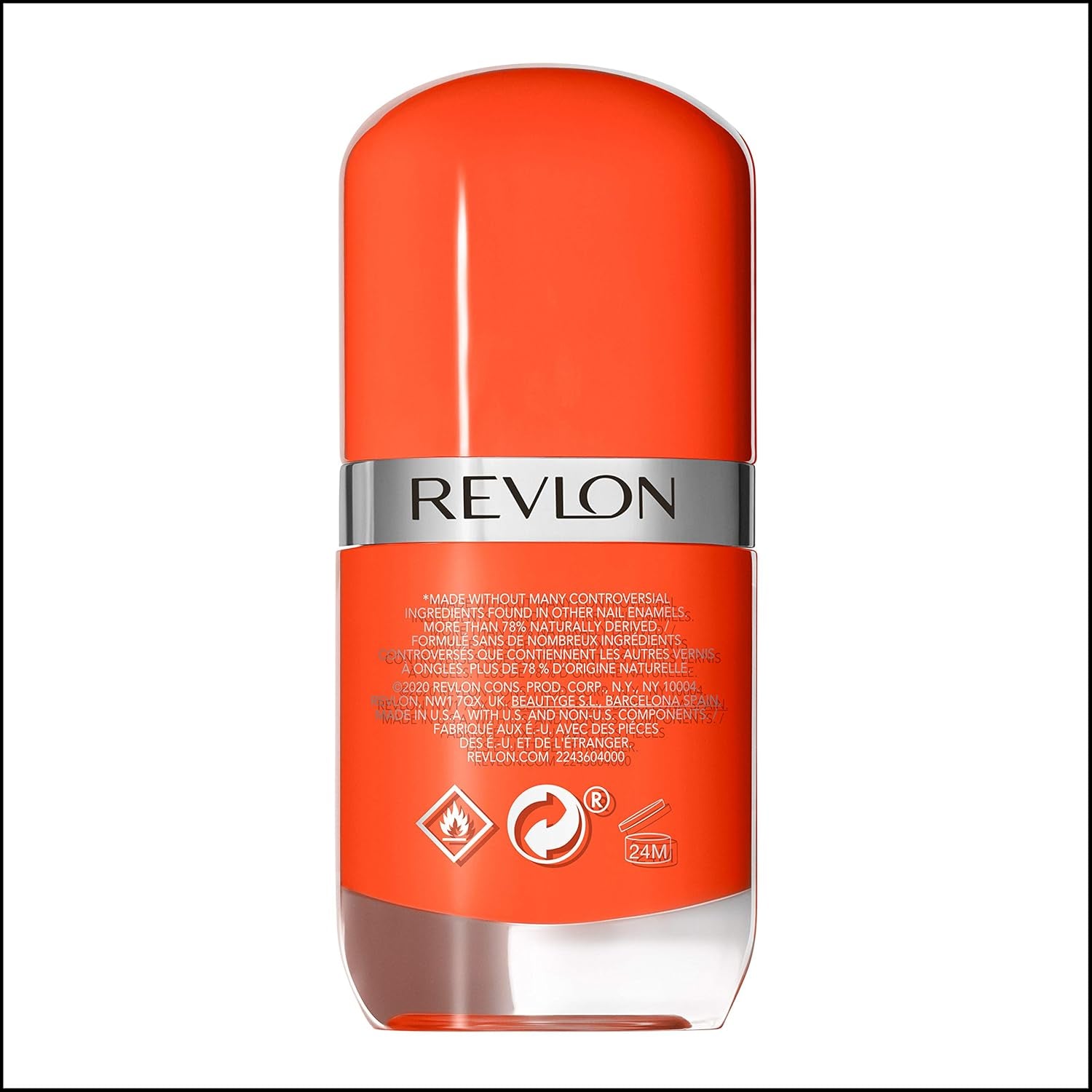 Revlon Ultra HD Snap lakier do paznokci długotrwała formuła wegańska szybkoschnąca jednowarstwowa pełne krycie kolor (8ml) Hot Stuff (007) unisex