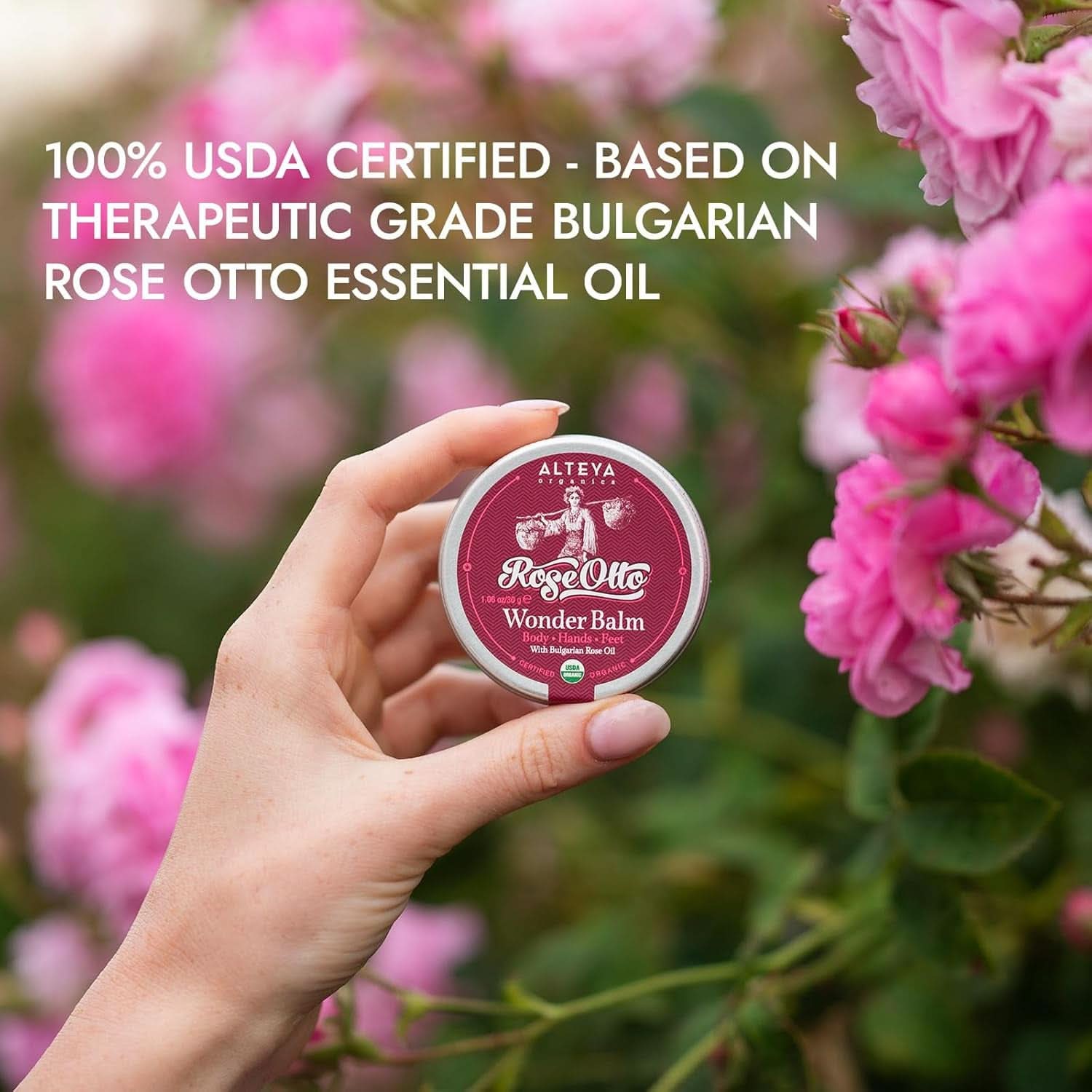 Alteya Organiczny balsam cud różany 30 g Sklep z kosmetykami i urodą Naty