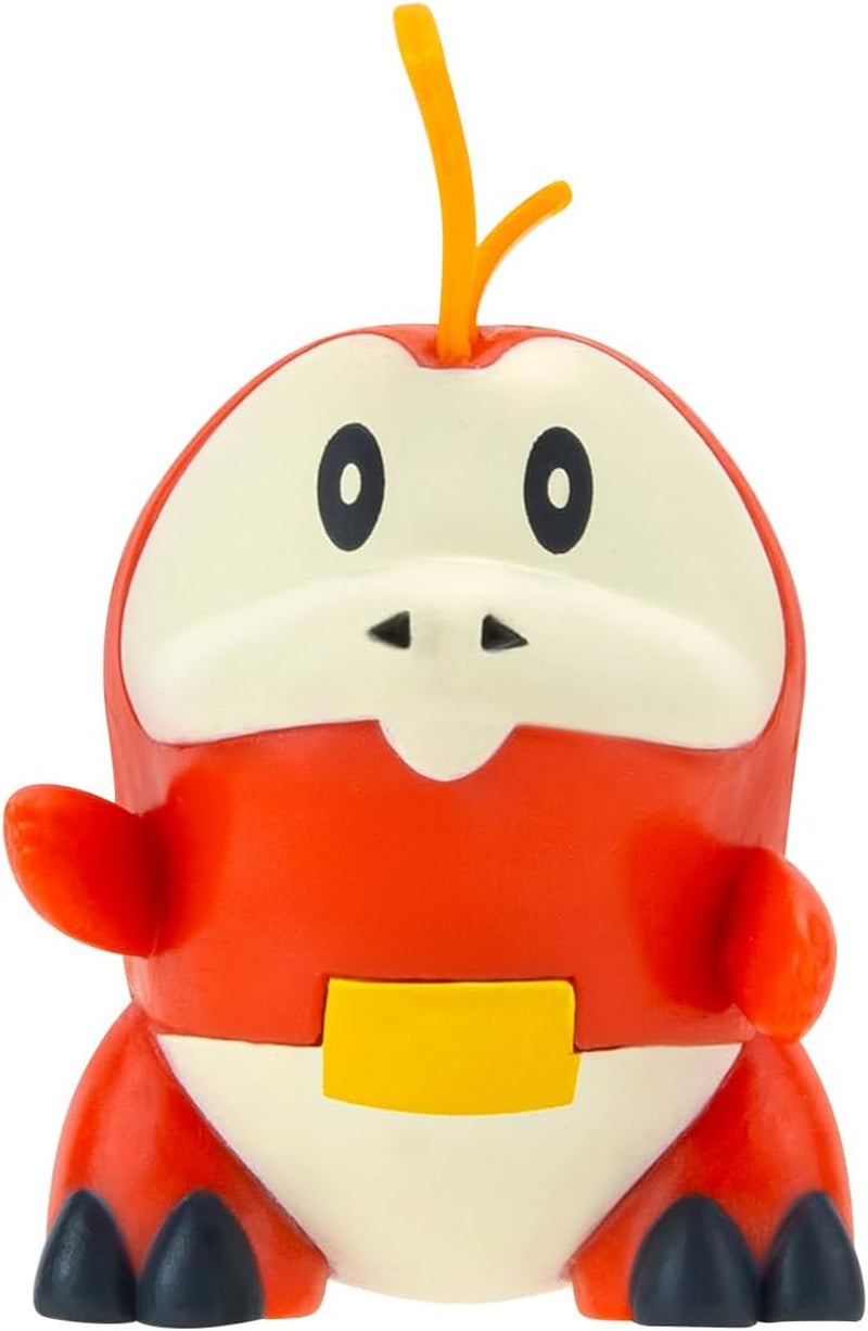 Pokémon PKW3402 - Opakowanie zbiorcze figurek bojowych - 4-pak z Pikachu, Croc, Kwaks, Felori, oficjalne szczegółowe figurki, 5 cm każda Figurki Naty Shop